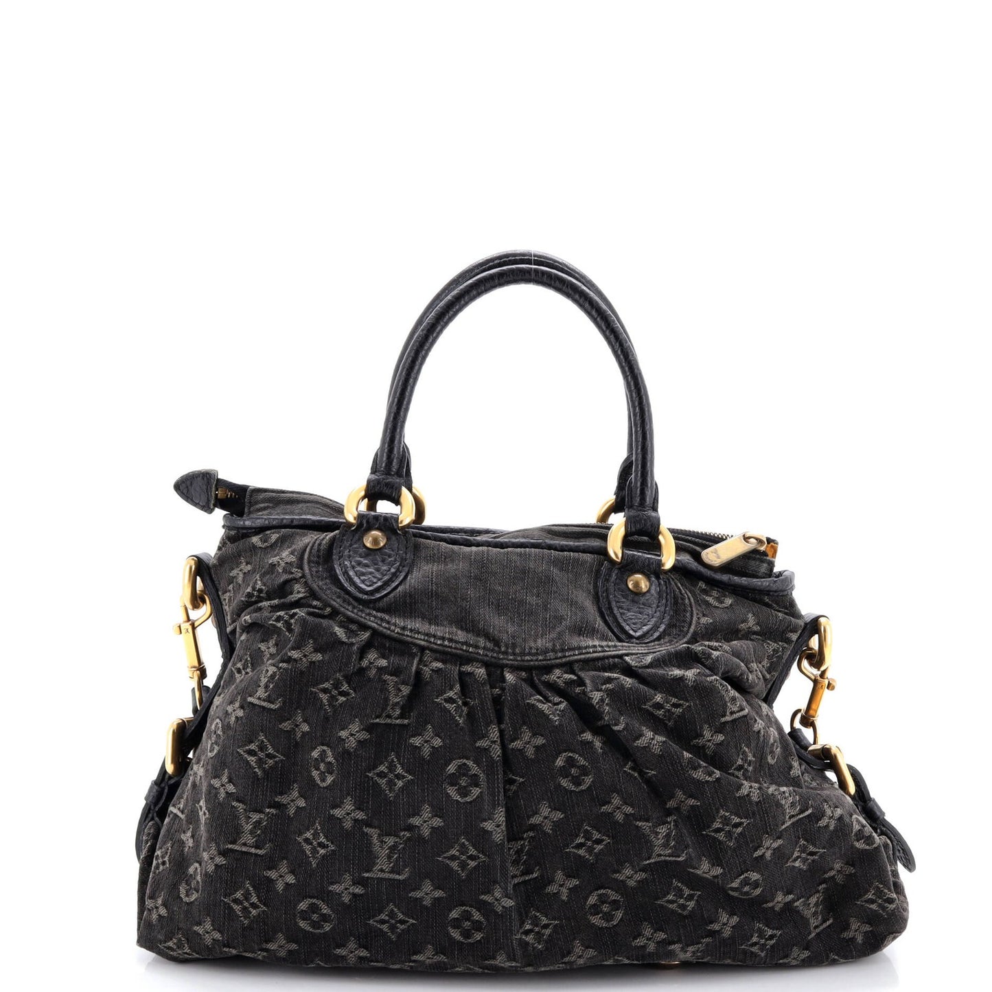 Louis Vuitton Neo Cabby Handbag Denim Mm