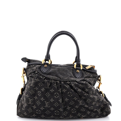 Louis Vuitton Neo Cabby Handbag Denim Mm