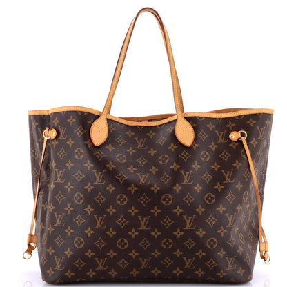 Louis Vuitton Neverfull Nm Tote Monogram Canvas Gm
