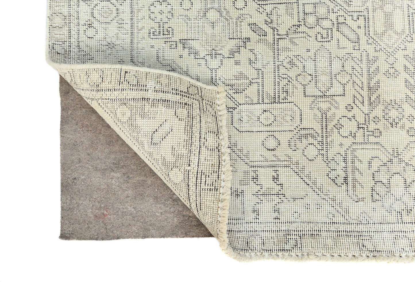 5X8 Muted Colors Antique Distressed 4'7X7'8