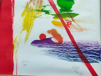 Paul Jenkins (Ny 1923-2012) Signed Original