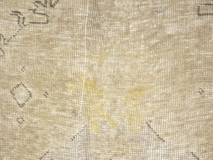Semi-Antique Handmade Floral Oriental Rug Vintage