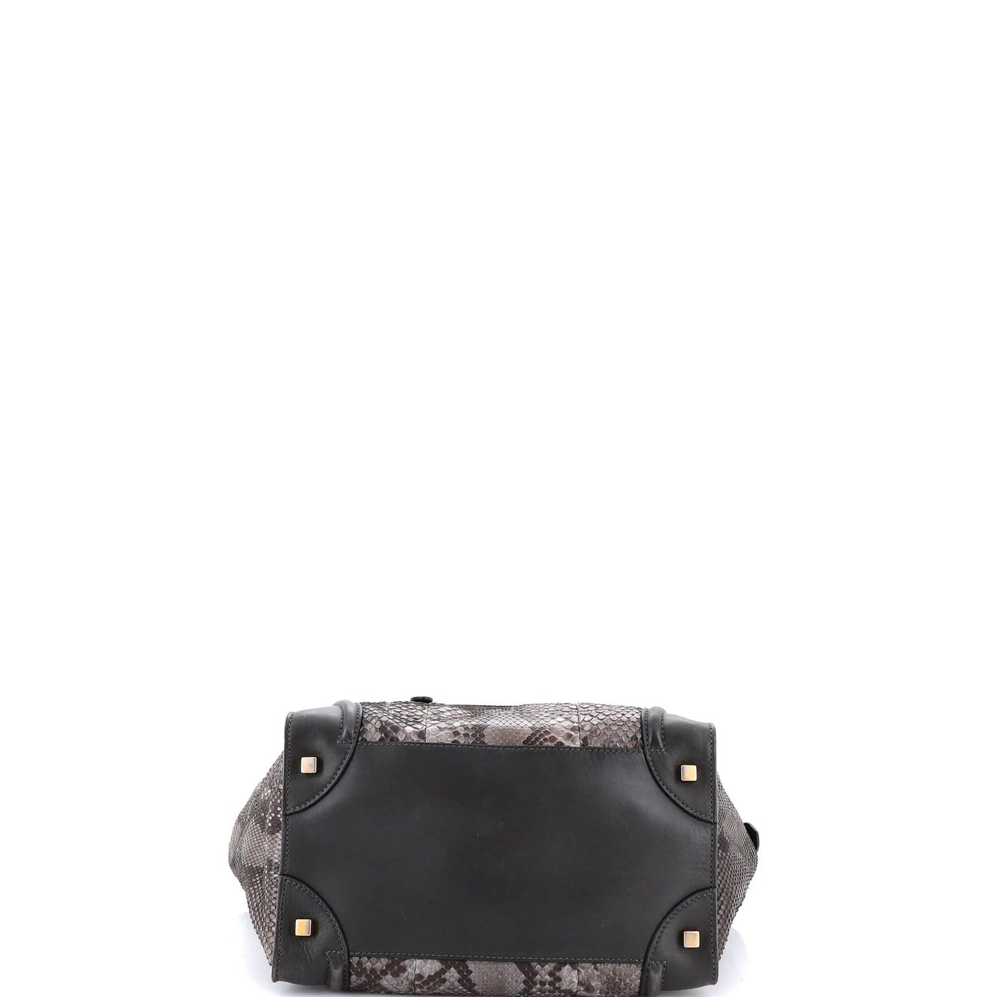 Celine Luggage Bag Python And Leather Mini