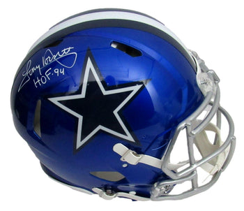 Tony Dorsett Hof Cowboys Signed Full Size Flash