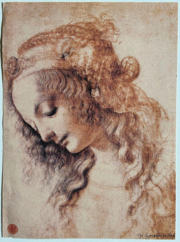 Leonardo da Vinci Lithograph COA Original 1968