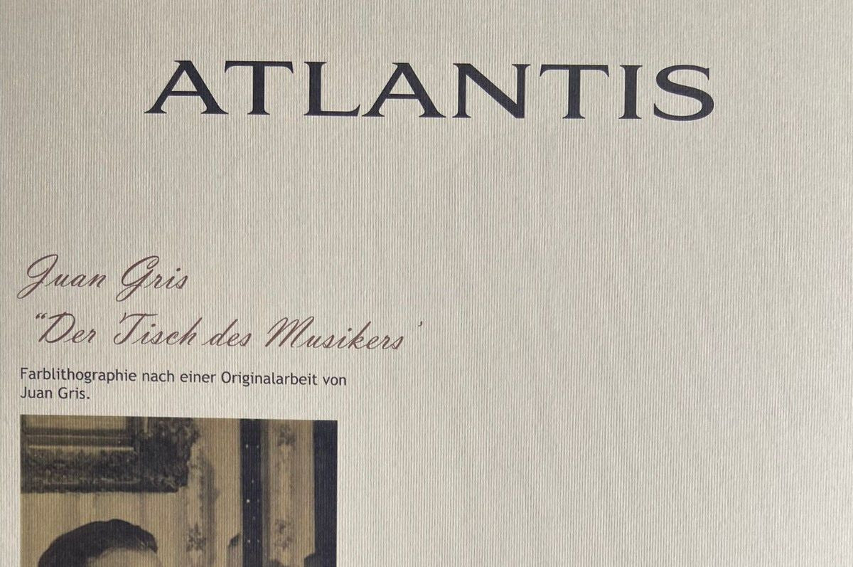 Juan Gris Lithograph Coa Hand-Numbered Signed - Piet Mondrian