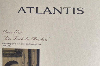 Juan Gris Lithograph Coa Hand-Numbered Signed - Piet Mondrian