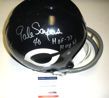 Gale Sayers Chicago Hof-77 Psa/Dna/Coa Signed