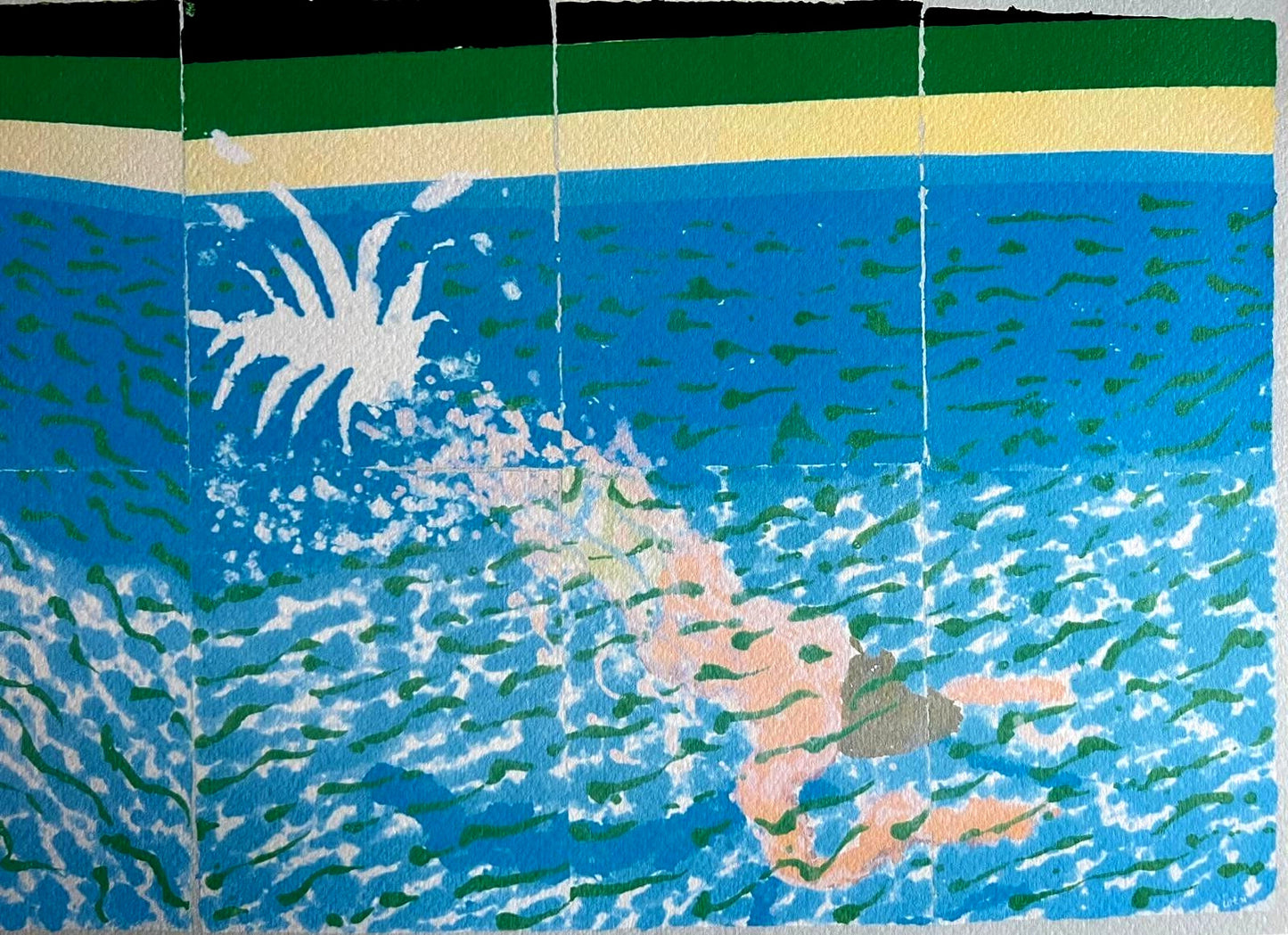 David Hockney Signed Hand Numbered Painting Coa