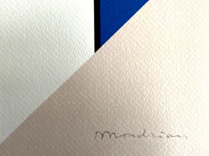 Piet Mondrian Lithograph Coa Numbered Signed Op (Josef Albers)