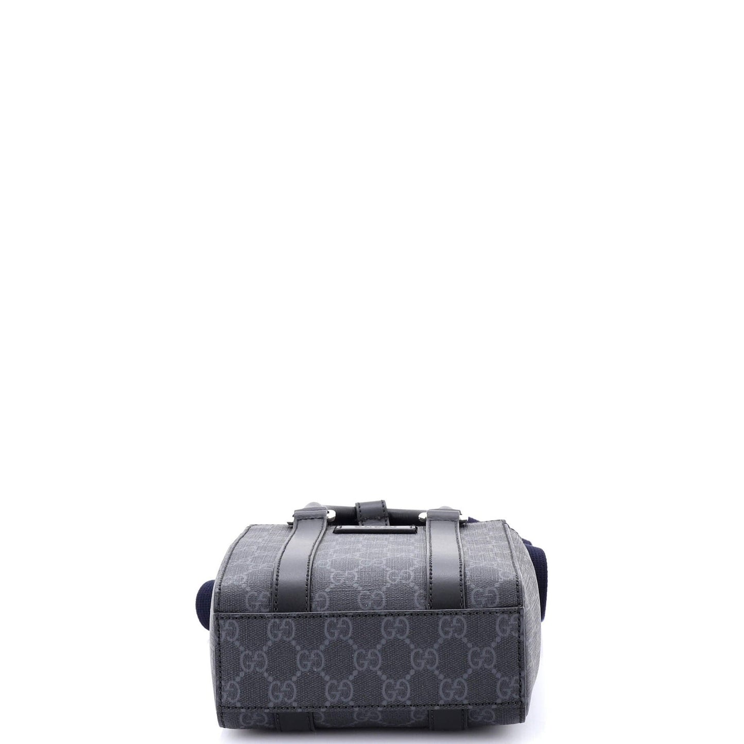 Gucci Convertible Web Open Tote Gg Coated Canvas Mini