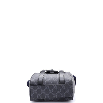 Gucci Convertible Web Open Tote Gg Coated Canvas Mini