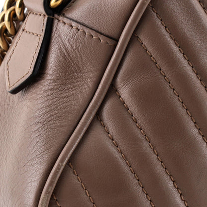 Gucci Gg Marmont Shoulder Bag Matelasse Leather Small