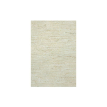 2'X3' White Denser Weave Wool Soft Touch Hand Knotted Runner Oriental Rug