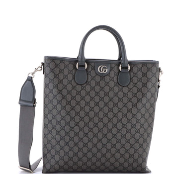 Gucci Ophidia Convertible Open Tote Gg Coated Canvas Tall