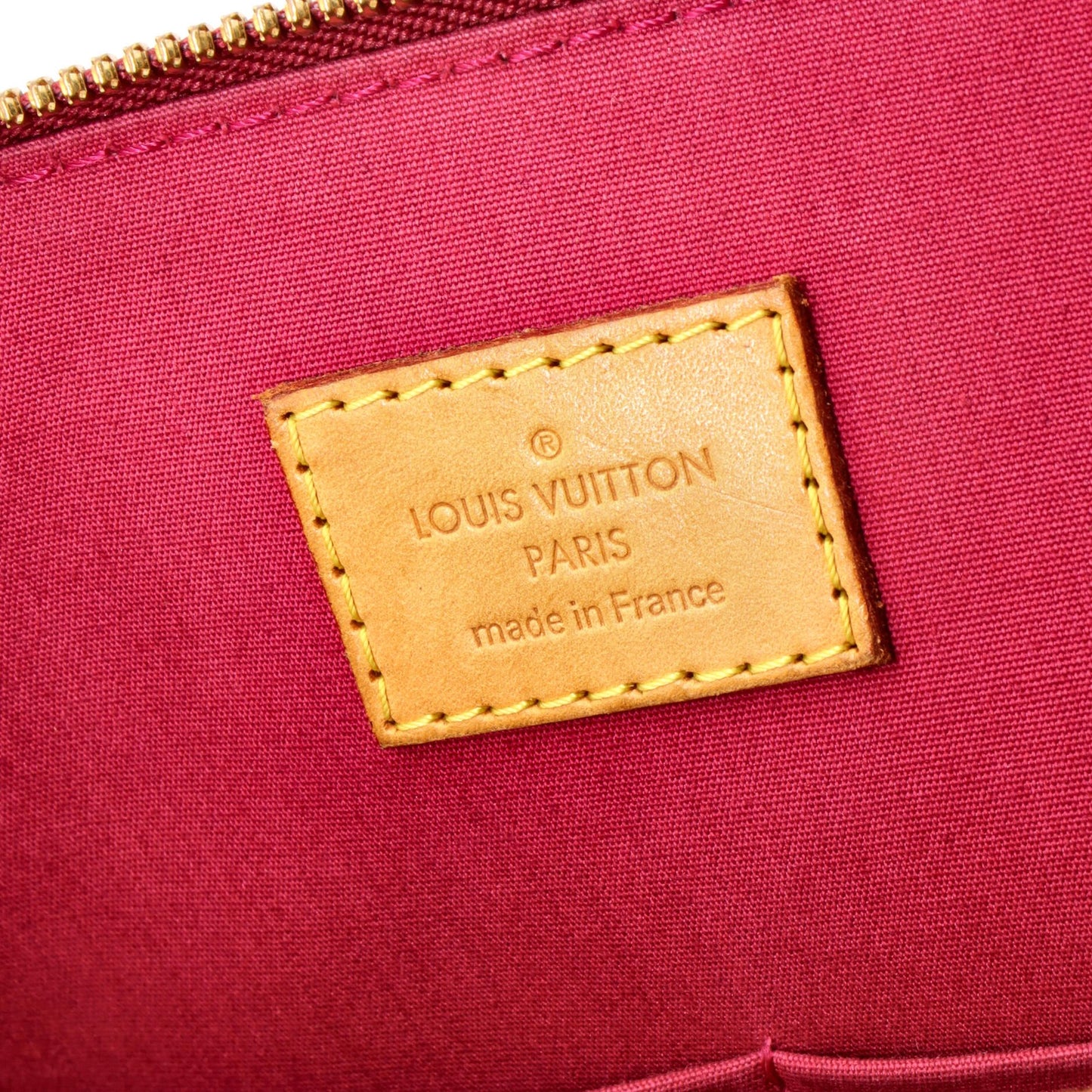 Louis Vuitton Alma Handbag Monogram Vernis Pm