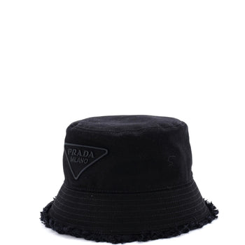Prada Fringe Bucket Hat Denim