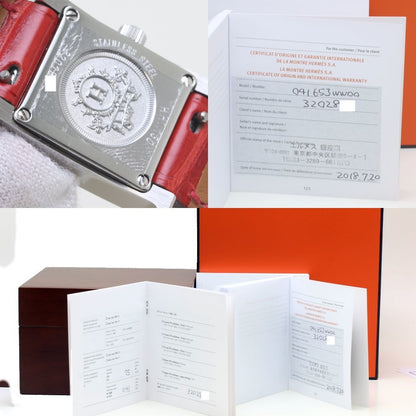 Hermes H Watch Mini Bezel Diamond 11P Diamond 041653Ww00