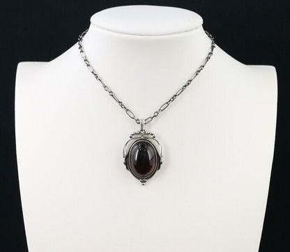 Georg Jensen Necklace Smoky Quartz Heritage 2017