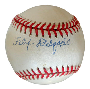 Felix Delgado Signed Onl Baseball Negro League