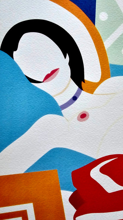 Ex - Tom Wesselmann Lithograph COA Signed op Numbered Limited 300