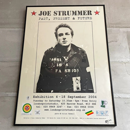 Present and Future" Original Poster with Edition Number 2004 - Joe Strummer "Past