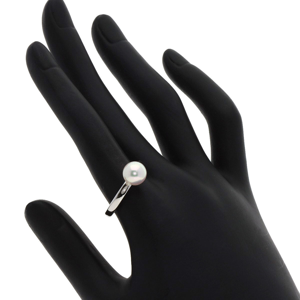 Tasaki Ring Akoya Pearl Pearl Diamond Platinum