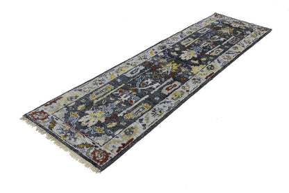Osh Chobi Oriental Runner Rug 2'6X9'9 Ft Muted