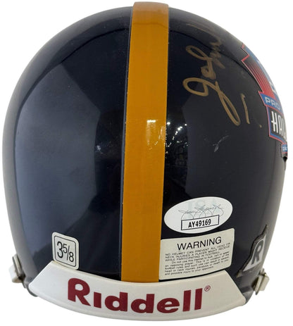 John Henry Johnson Autographed Steelers Mini Helmet (Jsa)