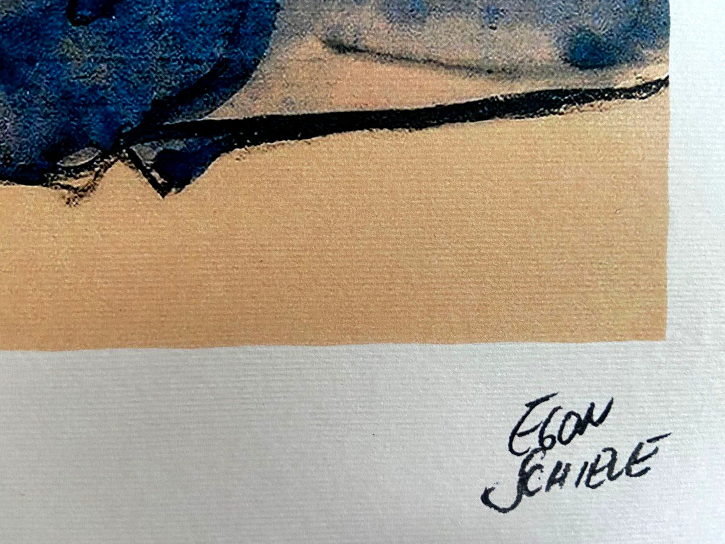 Egon Schiele "Eva" Lithograph From An Signed Op Numbered