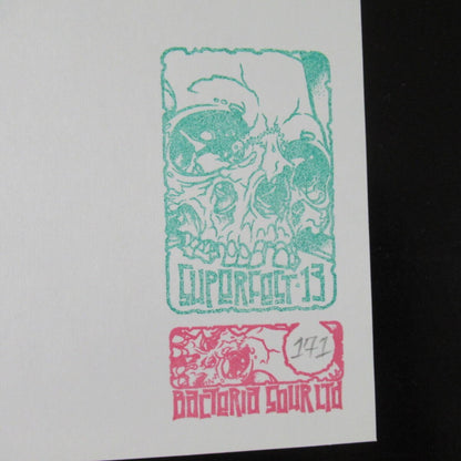 Pushead Bacteria Sour Superfes 98 limited 7 inch color vinyl
