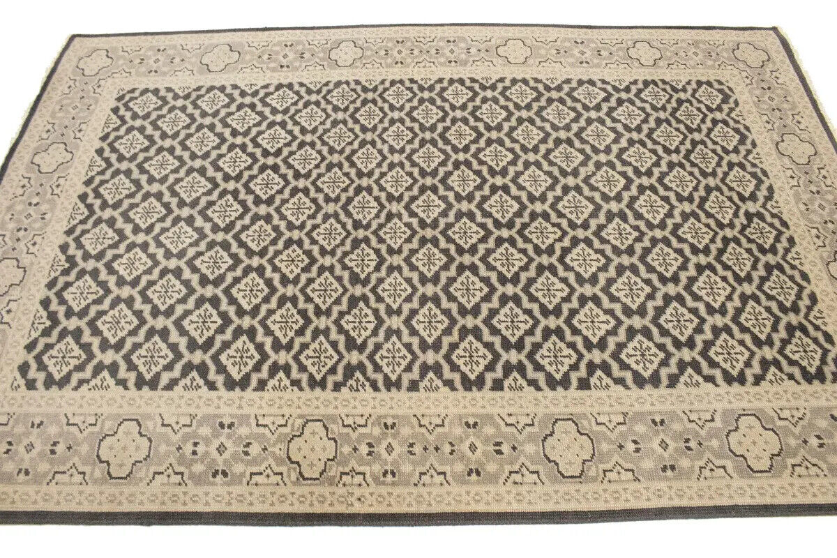 5'7X8'4 Ft Handmade Transitional Oriental Rug