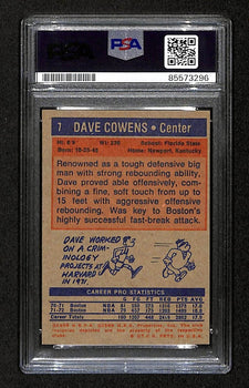 Dave Cowens Hof Signed/Inscribed On Card 1972 Topps Card #7 Psa/Dna 198743