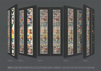 Yaacov Agam Double Metamorphosis Signed 