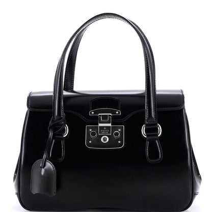 Gucci Lady Lock Satchel Leather Medium