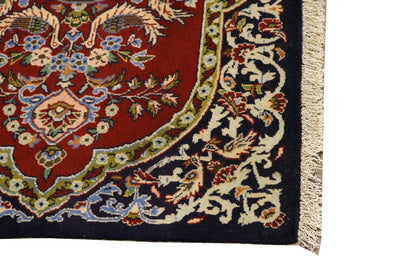 Rug handmade wool birds oriental 2x3 classic home decor carpet