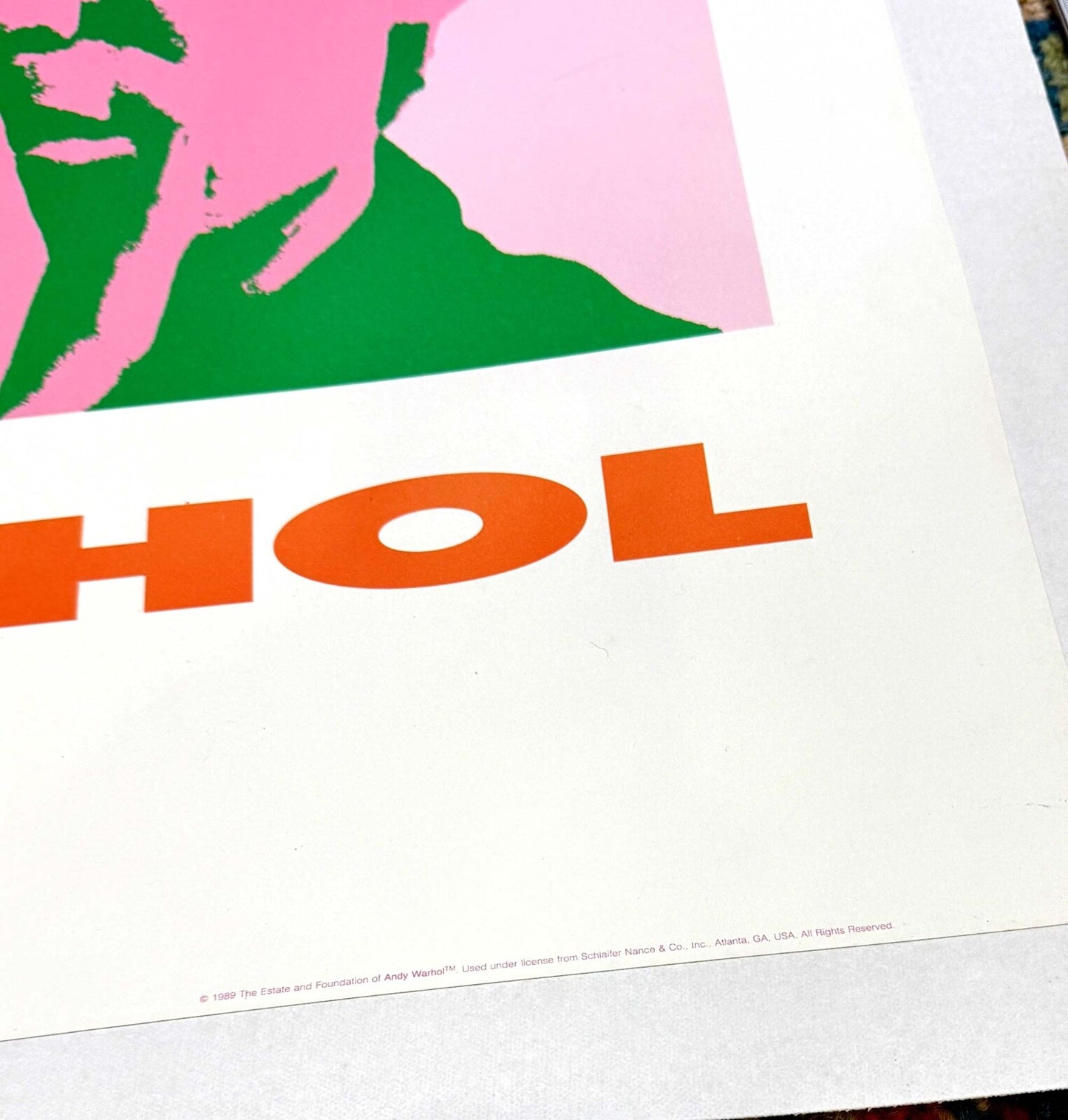 Rare Pop Art Andy Warhol Self Portrait 1989 Nouvelles Images Estate Warhol