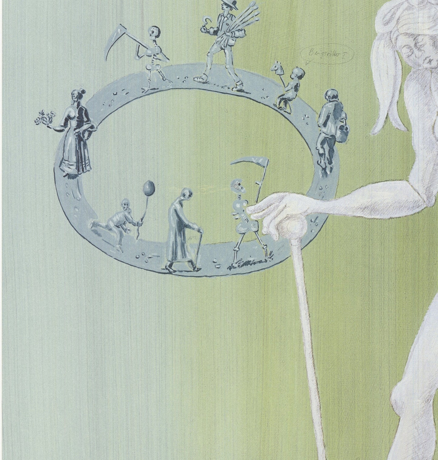 Jorg Immendorf 80 Jahre Joseph Bueys Signed " Offset Lithograph 200