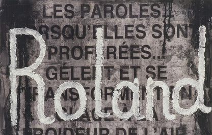 Jaume Plensa Roland Garros French Open " Poster Contemporary Blac