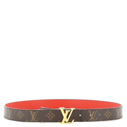 Louis Vuitton Lv Initiales Belt Monogram Canvas Thin