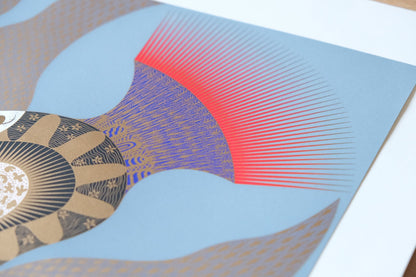 Kazumasa Nagai Signed Original Lithograph Art Print Poster Kazumasa Sheet Only 1