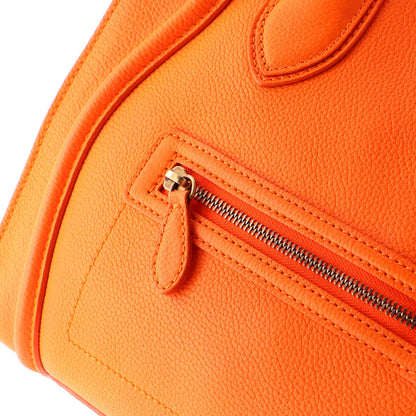 Celine Luggage Bag Grainy Leather Mini