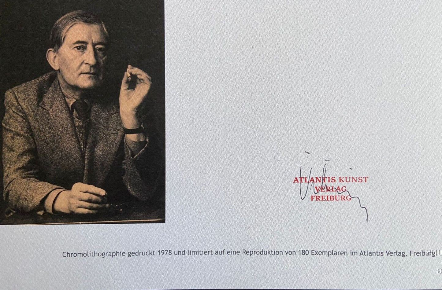 Josef Albers Lithograph Coa Numbered Signed Stamp (Paul Klee)