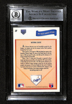 Pedro Martinez Hof Signed 1991 Upper Deck Rc Card