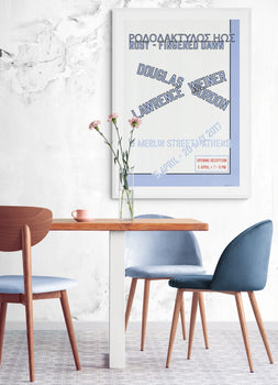 Lawrence Weiner Rosy-Fingered Dawn Signed 