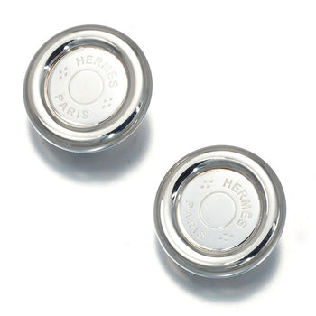 Hermes Earrings Clou De Selle 925 Sterling Silver