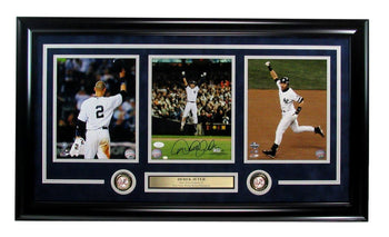 Derek Jeter Hof Autographed 8X10 Photo Collage
