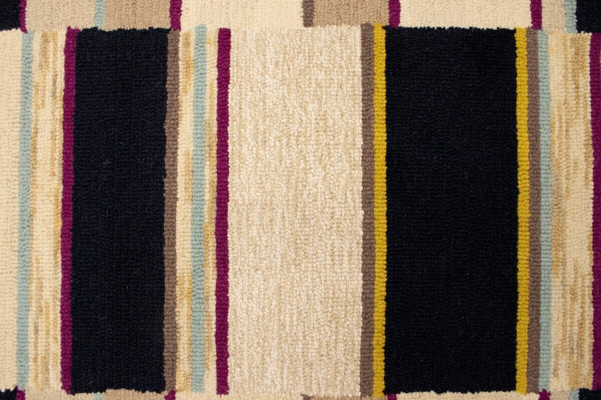 5X8 Ft Hand-Tufted Rug Multicolored Abstract