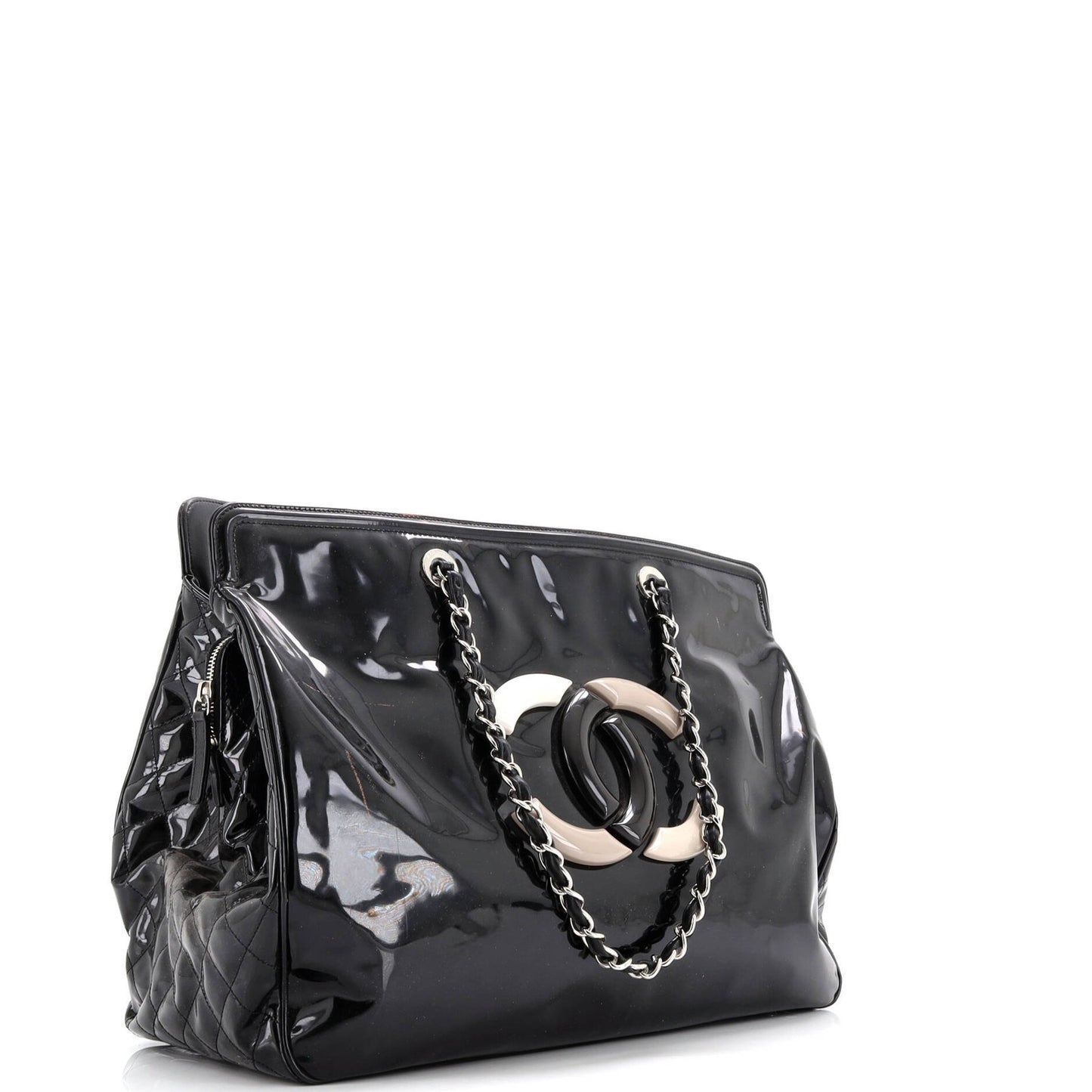 Chanel Lipstick Tote Patent Vinyl Xl