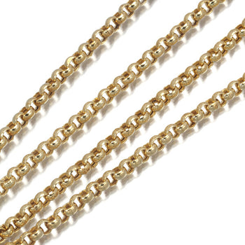 Carrera Y Carrera Rolo Chain Necklace 45Cm 18K 750 Yellow Gold